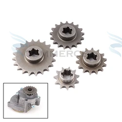 Front Gear Box Sprocket T8F 11T 14T 17T 20T Pinion Sprocket Chain Cog Metal For 47cc 49cc Minimoto ATV Mini Bike Moped Scooter