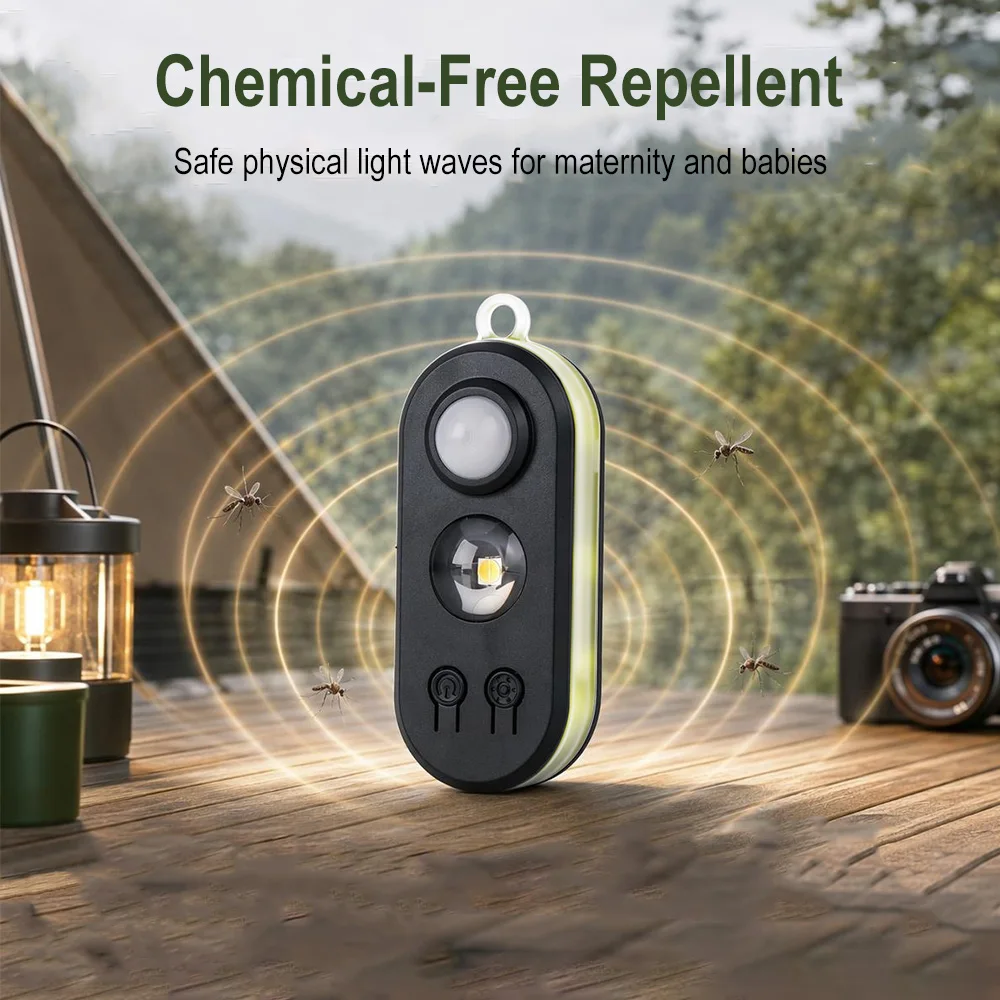 Smart Sensor Mosquito Repellent Night Light USB Rechargeable Smart Bedside Lamp Household Pest Control Device Repellent Lamp