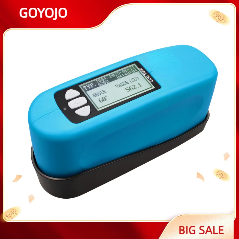 金属、ステンレス鋼、アルミニウム電気メッキ、印刷インク塗料用光沢計、0-1000gu、wg60a