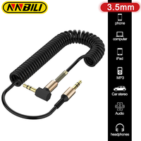 NNBILI 3.5MM Jack Audio Cable Jack 3.5MM Male to Male Audio Aux Cable For Samsung Car Headphone Speaker Wire Line Aux Cord Speak