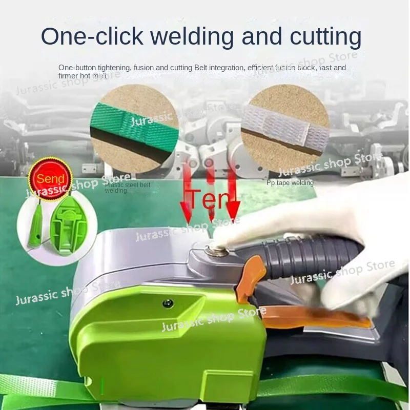 

Portable B-16 New Electric Strapping Machine for Pet/pp Hot Melt Baler with Portable Packing Tools Portable Electric Baler