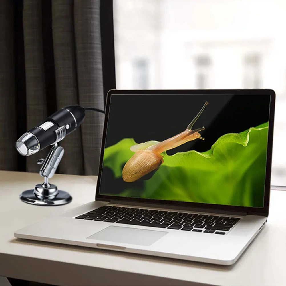 

1Pcs Hd USB Experiment Microscope Portable Electronic Magnifier Phone Repair Small Object Inspection USB Microscope