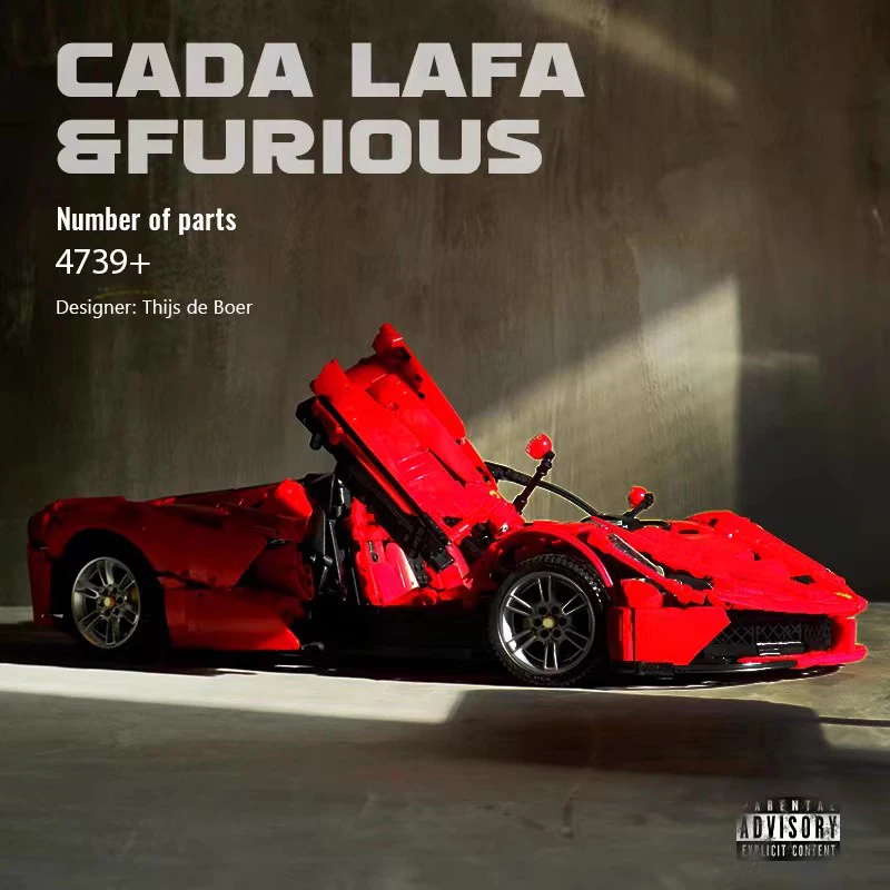 

USA 3 to 7 1:8 CADA 61505 Technical Super Sprots Vehicle Racing Building Block Brick Puzzle DIY Toys Assembly Christmas Gift Kid