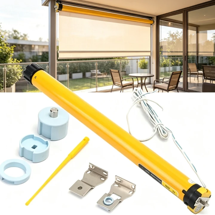DIY Tubular Motor for Electric Roller Shutter 24V DC 300mA 7.2W 30RPM 315*25mm for Curtain Roller Blinds