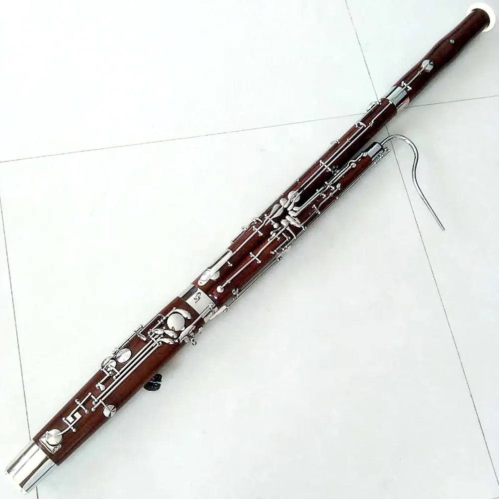 Manufacturer Produces Natural Maple Wood Bassoon Wind Instruments