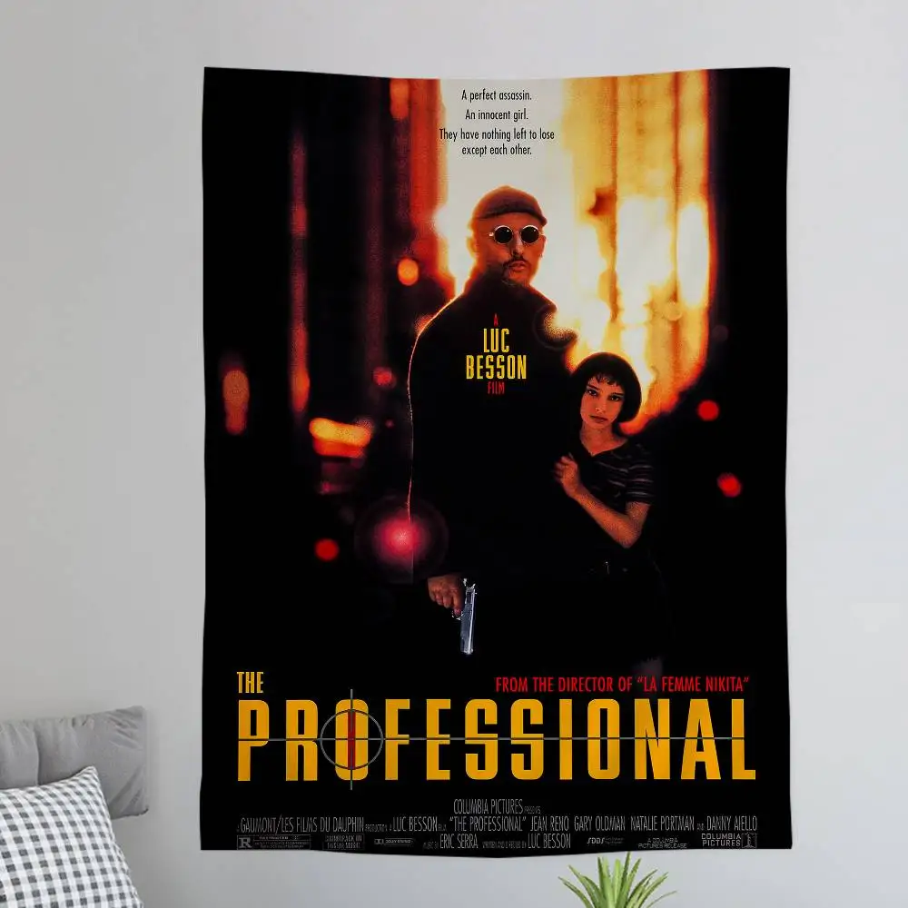Classic Movie Leon The Professional DIY Wall Tapestry for Living Room Home Dorm Decor Wall Art Decor