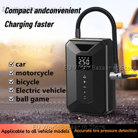 2000A Car Jump Starter Air Pump Multi-Function 4 In 1 Air Compressor Power Bank Car Battery Starter Starting Auto Tyre Inflator