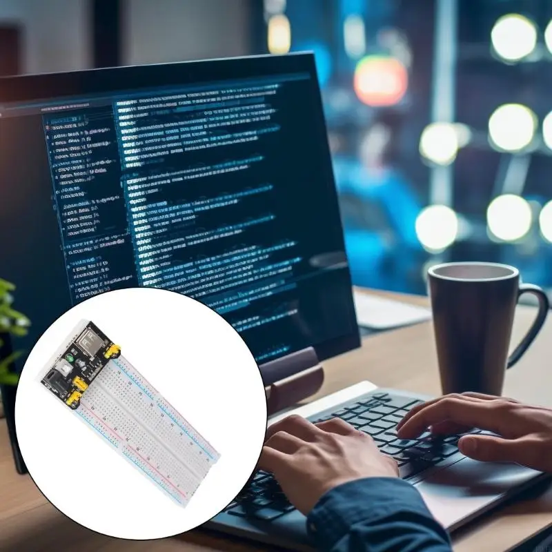 P9JB Breadboard PCB Bread Board MB102 Prototype PCB Solderless Breadboard Protoboard