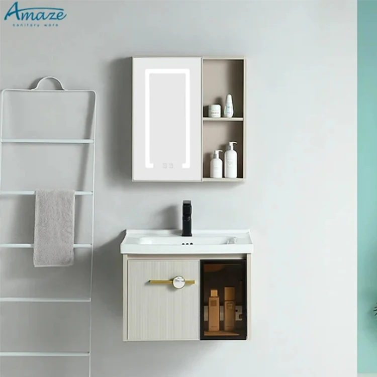 Lavabo de tocador montado en la pared, mueble de baño, nuevo diseño, venta al por mayor