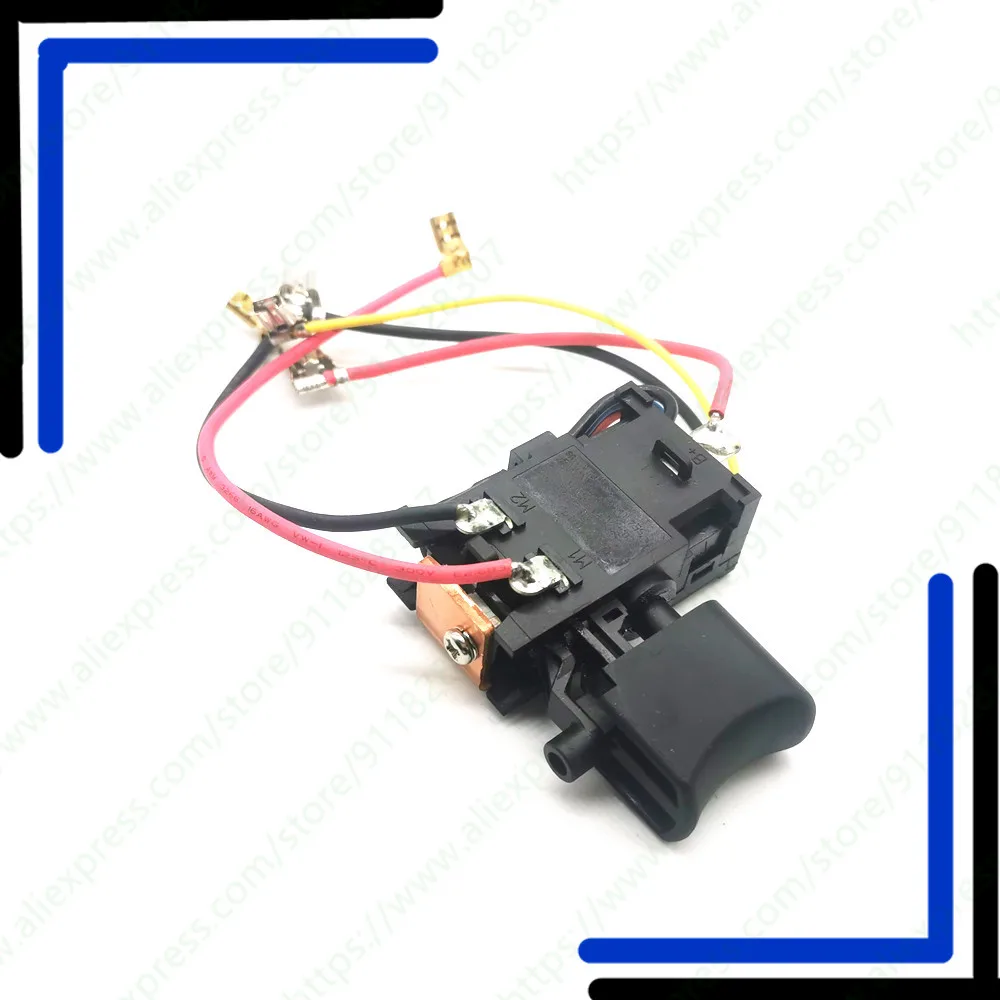 Interruptor genuíno para Makita HP457D DF457DWE DF457D HP347D DF347D HP457 DF347DWE broca de parafuso sem fio