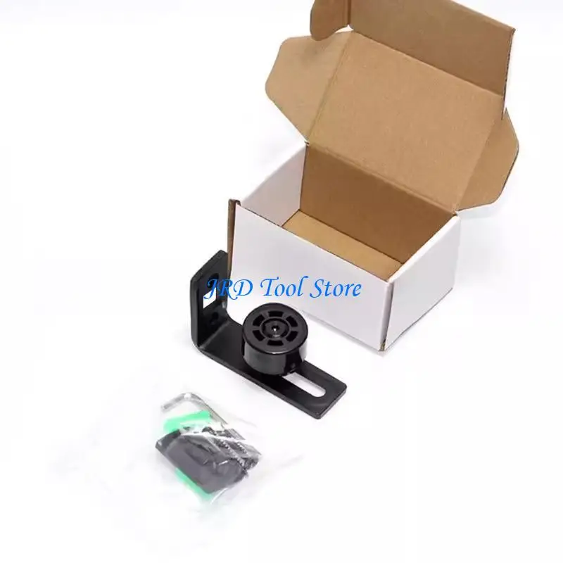 A2UD Heavy Duty Door Bottom Sliding Door Roller Nylon Wheel Door Guide For 1/2inch 2inch Thick Door Space Saving Design