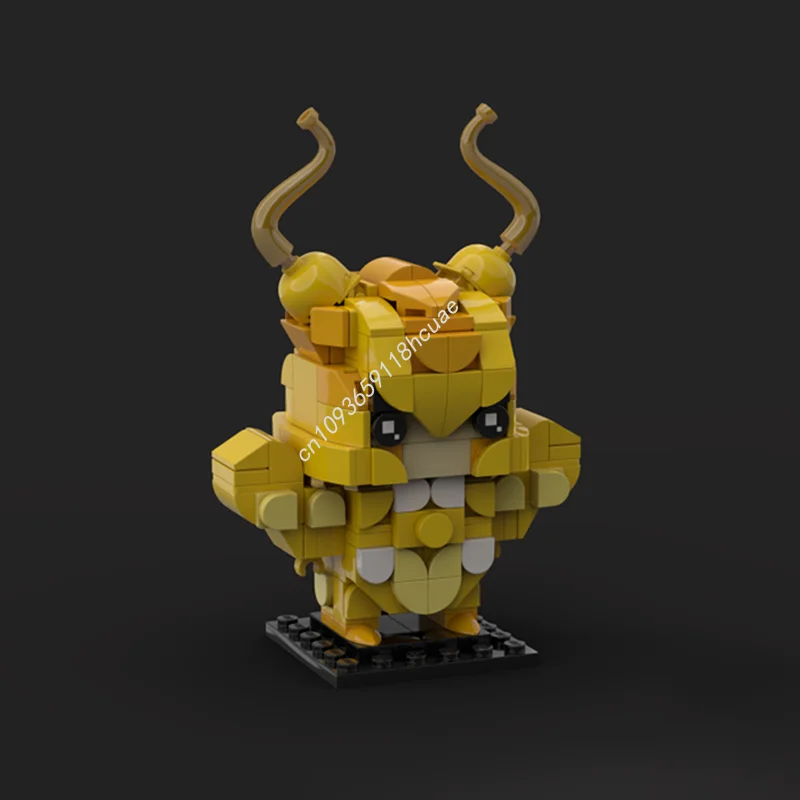 

242 шт. MOC Capricorn no Shura Seiyass Brickheadz строительные блоки Рождественский подарок украшение дома DIY идеально подходит для показа интерьера