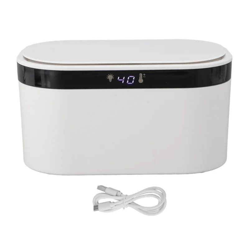 ベビーワイプウォーマー ナイトライト付き LED USB 3モード調整可能 ポータブルウェットワイプディスペンサー ウォーマー 車用 ベビーシャワー用