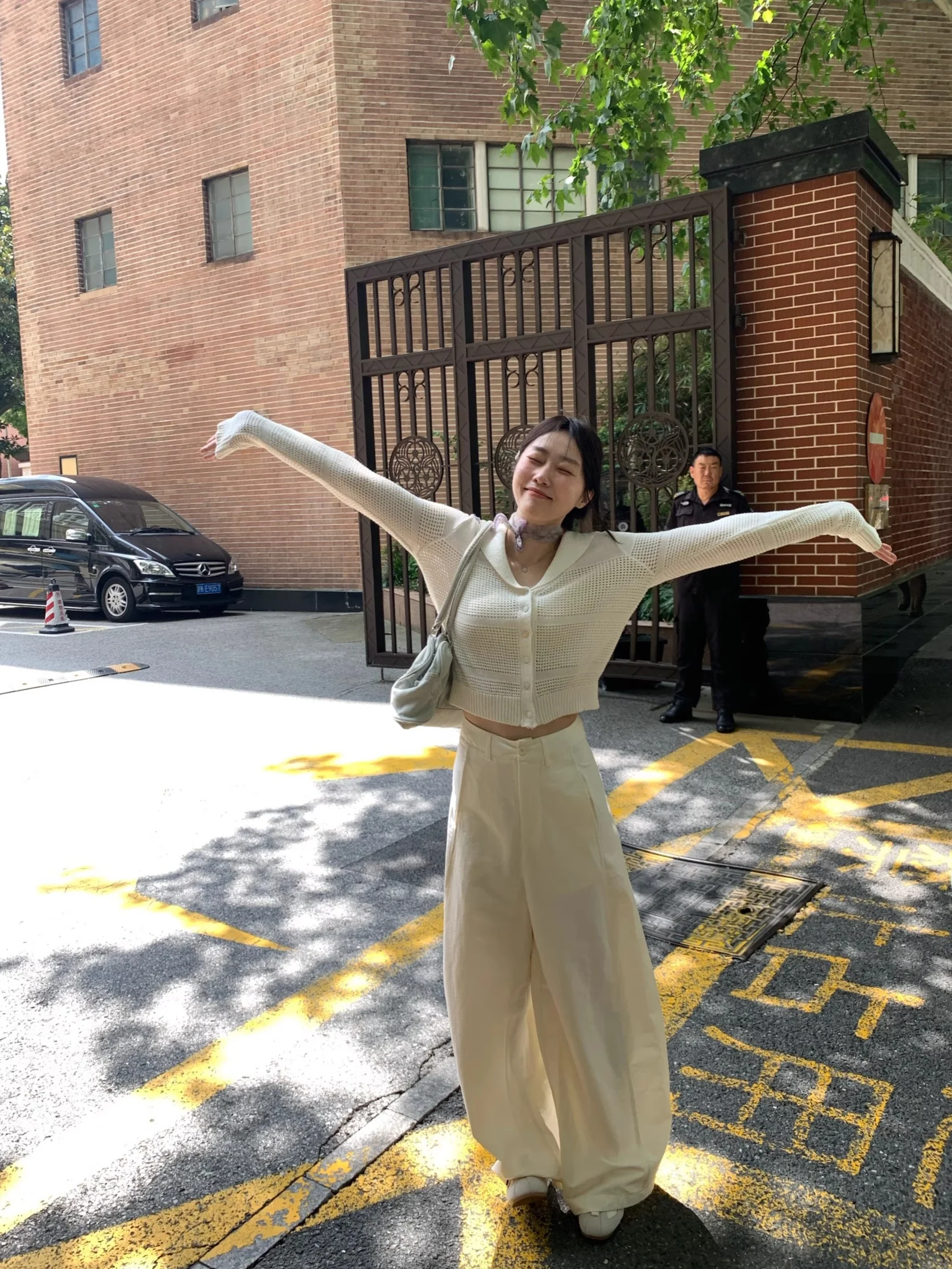 

Брюки с высокой талией Knife-ape, мандариново-оранжевые, свободного кроя, для повседневной носки, в корейском стиле, простой дизайн, осенняя коллекция