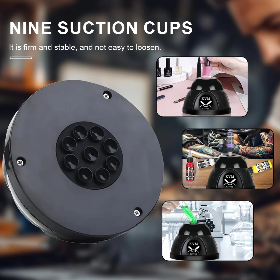 

Tattoo Ink Mixer Mini Vortex Mixer 1500mah Rechargeable Portable Shaker with Strong Suction for Tattoo Pigment and Nail Polish