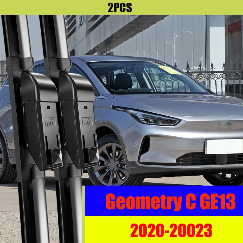 

For Geely Geometry C GE13 Front Wiper Blades 2020-2023 2021 2022 Windscreen Windshield Window Brushes Accessories 24"+17"