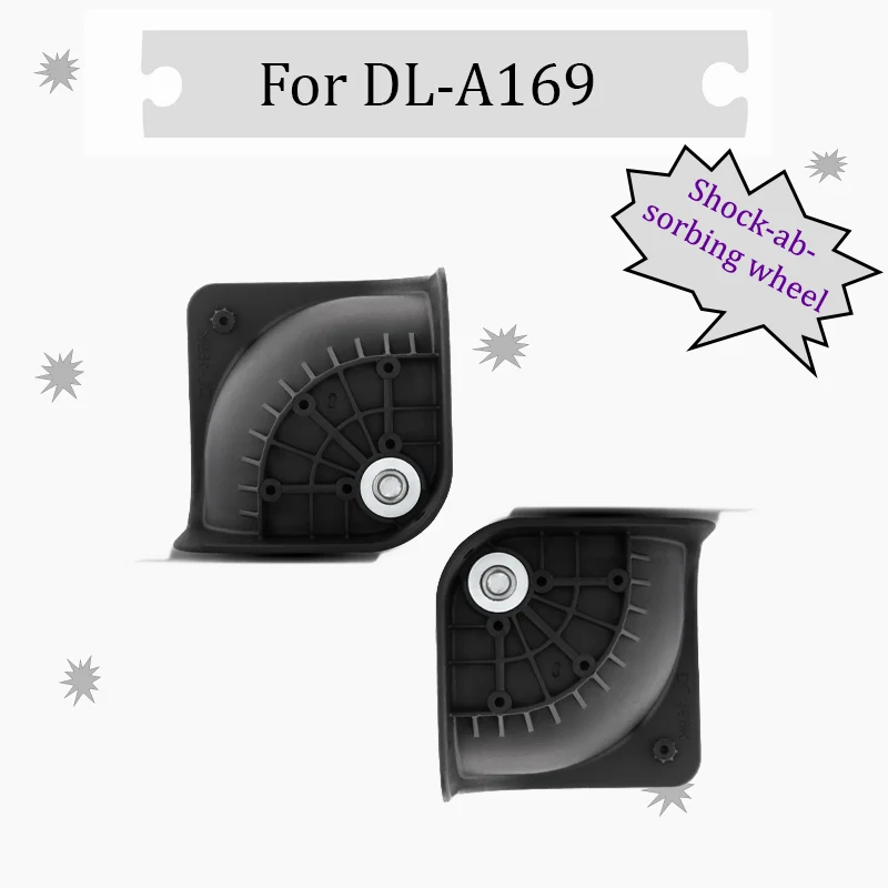 

For DL-A169 Deluxe Upgraded Luggage Wheel Set - Aircraft Grade Aluminum Rolls Buttery Smooth Moves Noiselessly
