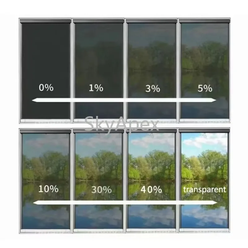 Customizable Vertical Blinds Roller Blackout Fabric Curtain Home Decor Window Shading Roller Blind Durable Easy Install Washable