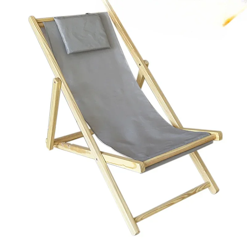 Factory Direct Compatible With Simple Portable Garden Sofa  Lounge Folding Wooden Recliner Deck Lunch Chair