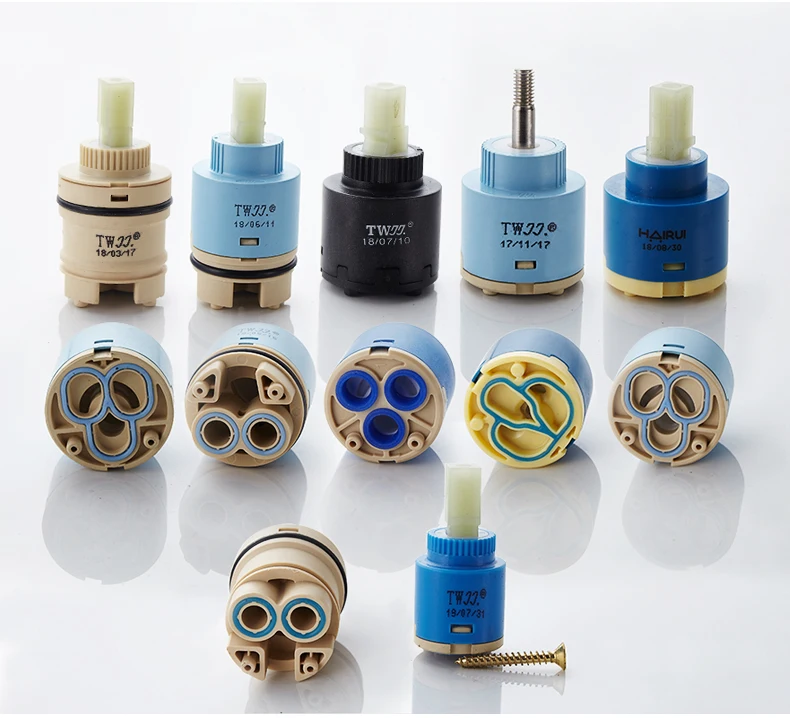 Mischbatterie mit Hochspulenventil 25mm/35mm/40mm Armaturenzubehör Keramikkartusche Armaturenkartusche Mischer für Küche Bad Waschbecken Dusche – Detail 1