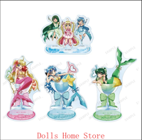 Cosplay Mermaid Melody: Pichi Pichi Pitch Nanami Luchia Toin Rina Hosho Acrylic Desktop Ornament Props Model  Stand Decoration