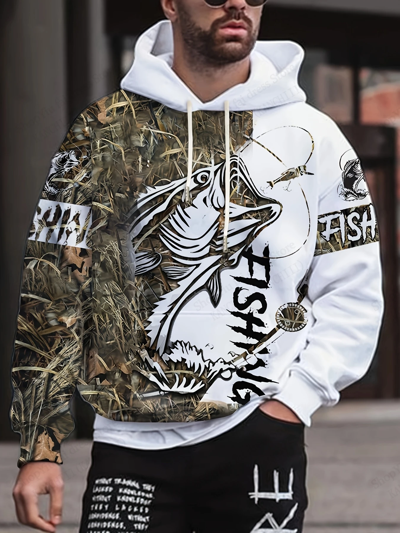 新しい釣り 3d プリントパーカー男性女性ファッションプラスサイズアウトドアスポーツパーカースウェットシャツプルオーバーコート紳士服トラックスーツ