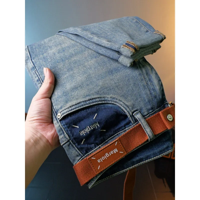 Cloth Patch men's jeans loose Street harem pants casual trend straight casual fashion design pants