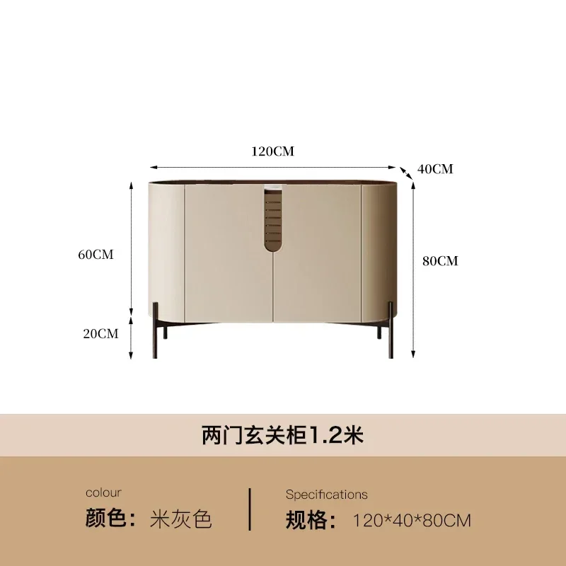 

Light Luxury Sideboard Cabinet Modern Simple Home Small Apartment Designer Creative Wall Integrated Cabinet