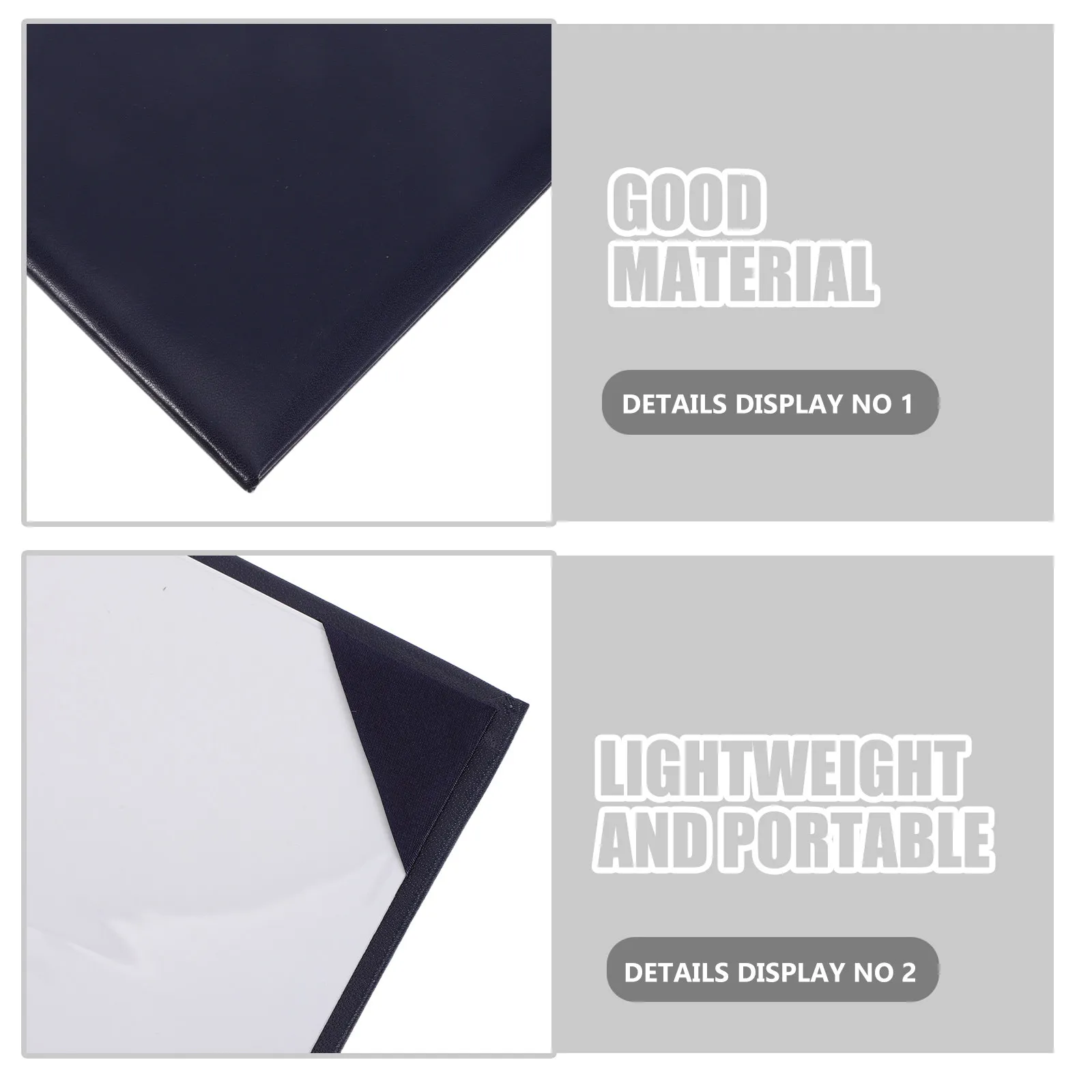 Letter Size Blank Diploma Cover Padded Hard Certificate Holder Blue Graduation Document Folder Recognition Award Protector