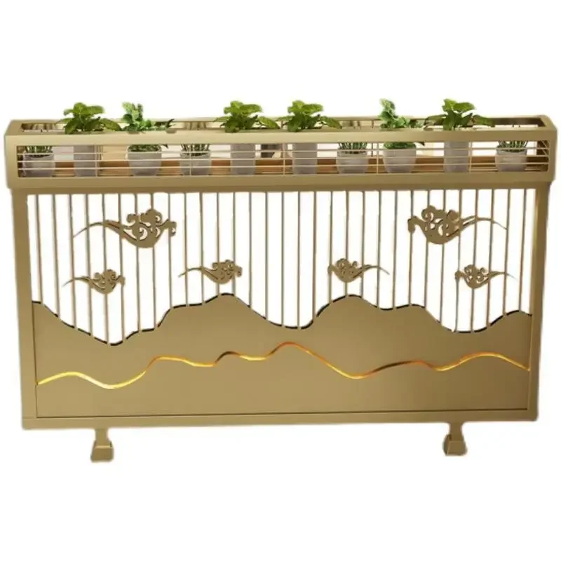 

Low partition restaurant booth waterproof table and chair simple fence commercial hotel wrought iron