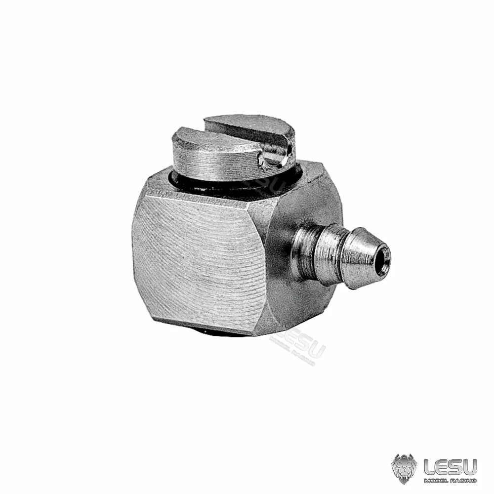 LESU1/14 modified stainless steel precision M2 straight/elbow nozzle suitable for 2*1MM nylon oil pipe