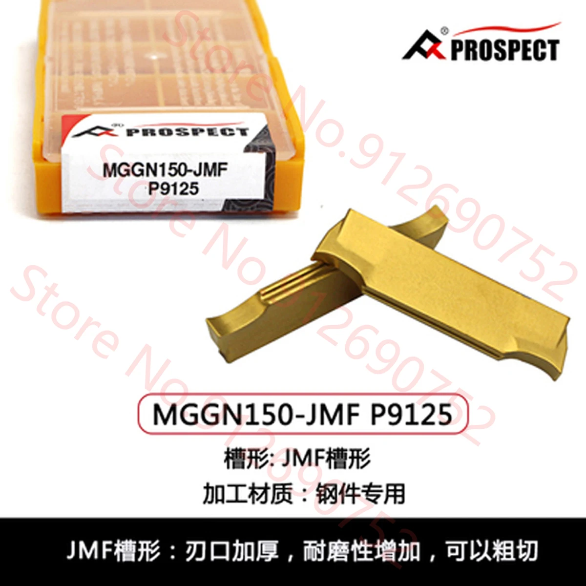 PROSPECT MGGN200 MGGN250 MGGN300 MGGN350 MGGN400 MGGN500 MGGN600-JM PT3000 P6522 P9035 P6215 Carbide Insert MGGN Inserts