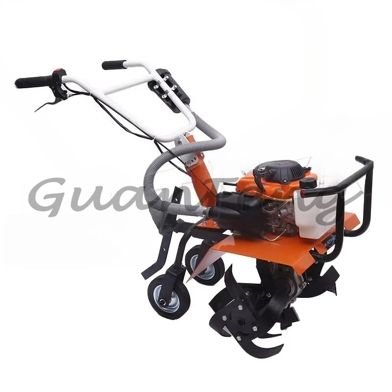 Mini cultivador de 4 tiempos, 5hp, 7hp, excavadora, cultivador, microcultivador, maquinaria agrícola para jardín