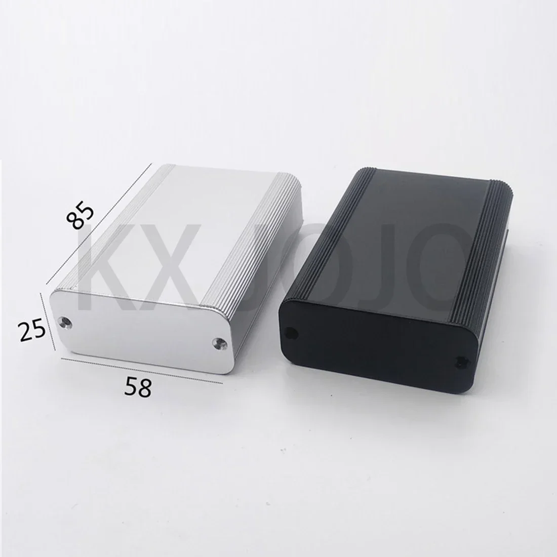 Aluminum Enclosure 58*25*85mm Integrated Case Waterproof Box Silver/Black Electronic Box DIY Power Housing Instrument
