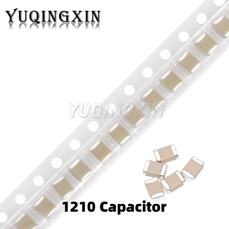 10pcs New Original 1210 1812 2220 SMD Capacitor 0.1uF 0.47uF 1uF 2.2uF 4.7uF 10uF 22uF 47uF 100uF 50V 100V 1KV 2KV Good Quality