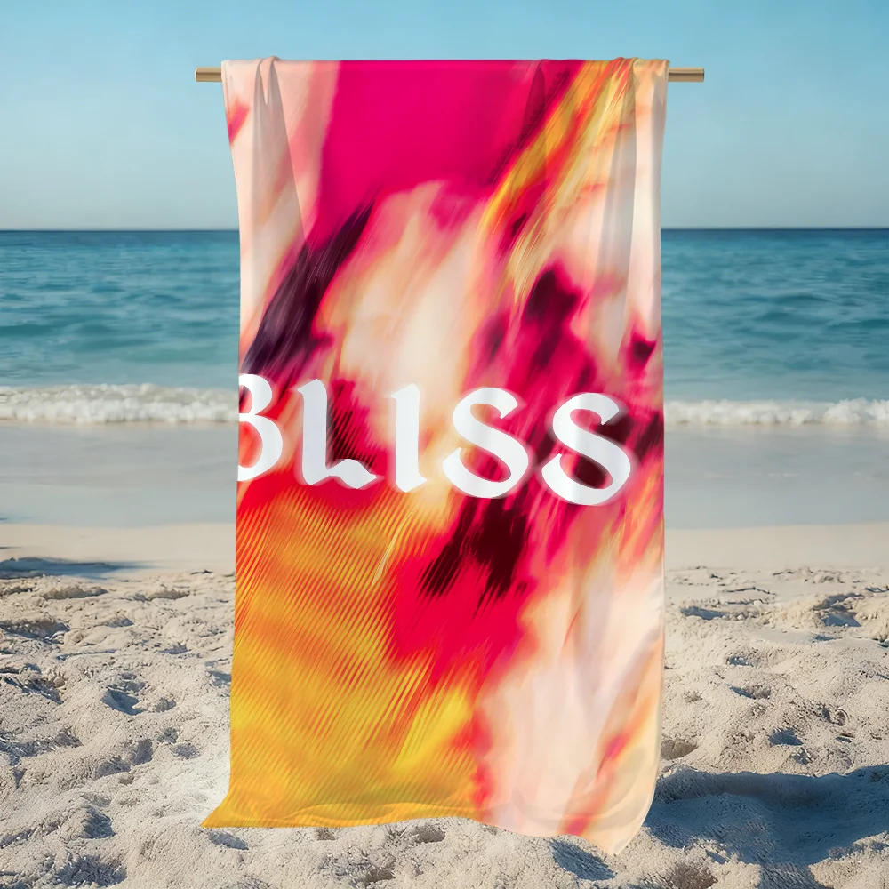 T-temples-singer B-bLISS Towel Beach Quick Dry Soft Pool Towels Gift for Travel Gym Shower Camping sports