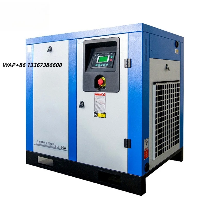 Mobile Fixed Speed Frequency Direct Drive Compresor air Compressor 15kw Electric Silent Type Rotary Screw Air Compressor