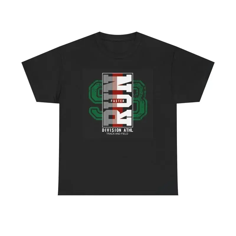 Run Faster T Shirt Heavy Cotton