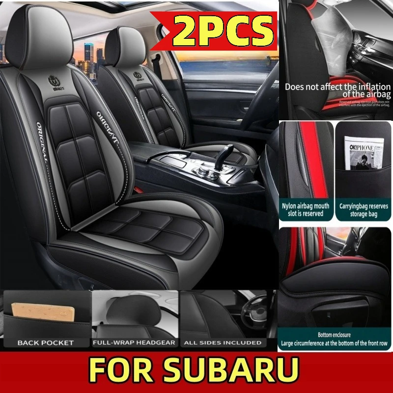 

FOR SUBARU Car seat cover high-end PU leather waterproof and dirt-resistant full-wrapped muscle seat cover four seasons