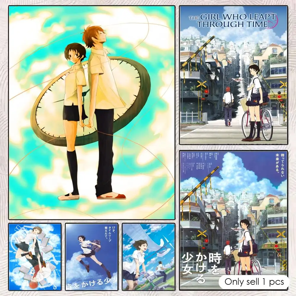 The Girl Who Leapt T-Through Time Poster Poster Home Prints Wall Painting Bedroom Living Room Decoration Office Sticky Wall