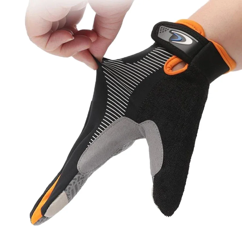 Hot Sale Warme Winter Wanten Unisex Fietshandschoenen Volledige Vinger Touchscreen Handschoenen Ademende Motor Fietsen Camping Handschoenen