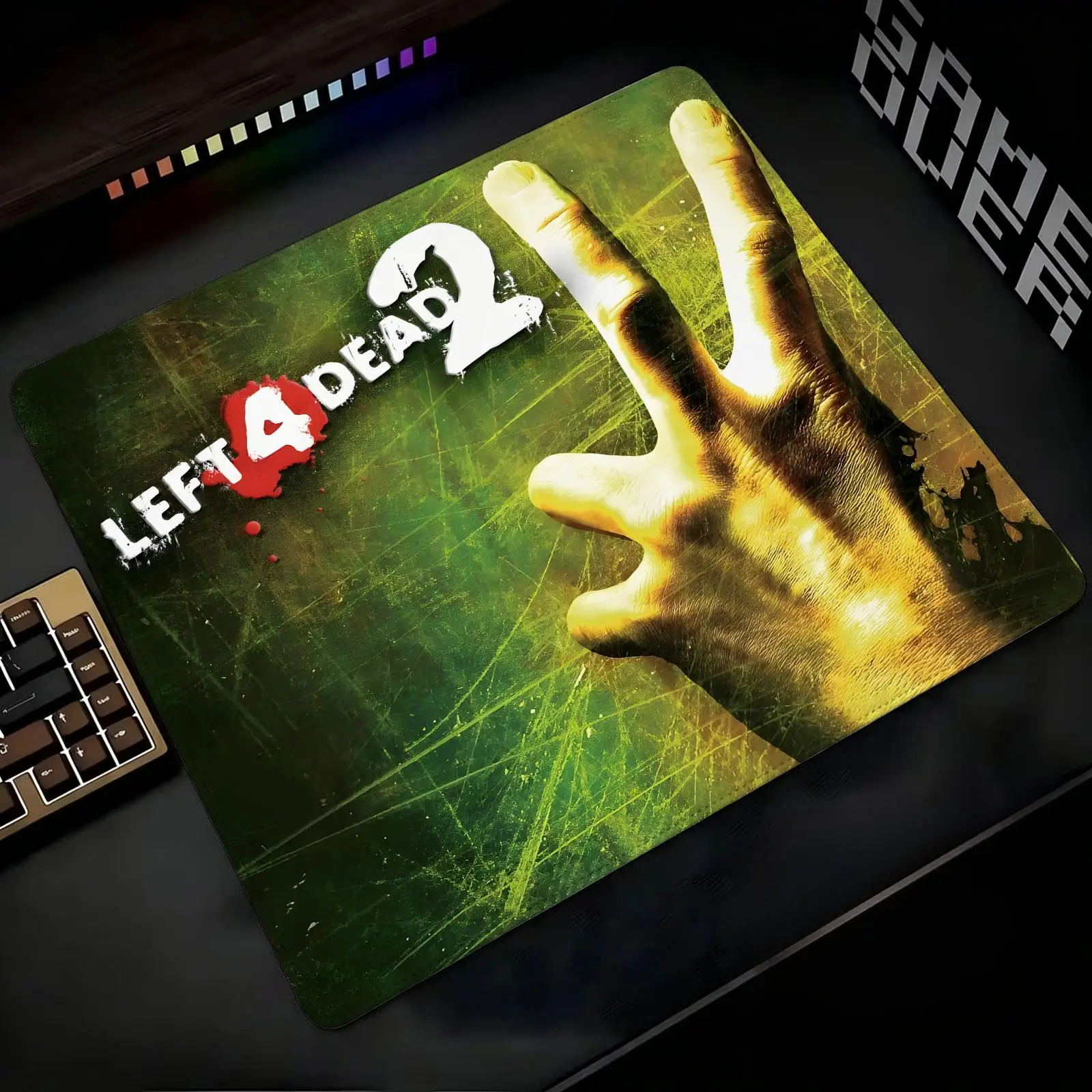Mouse Pad Regular gaming mouse pad Office mouse pad Laptop desk mat Stitched edge S/M/L size mouse pad  Left 4 Dead 2