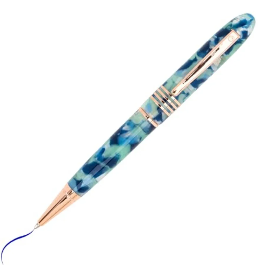 

USA Blue Mountain Ballpoint Pen With Standard Parker-Style Blue Gel Refill Mountains of the World Luxury Everyday Writing Pen G
