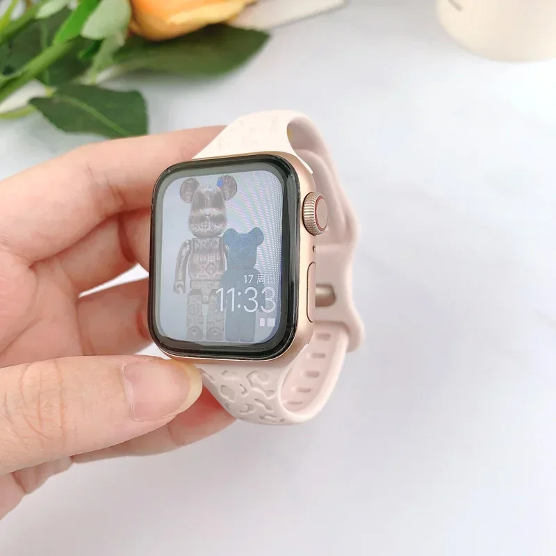 Cinturino sottile per cinturino Apple watch 40mm 44mm 41mm 45mm 49mm 38mm 45 Bracciale correa in silicone serie iWatch 8 5 se 6 7 3 cinturino Ultra