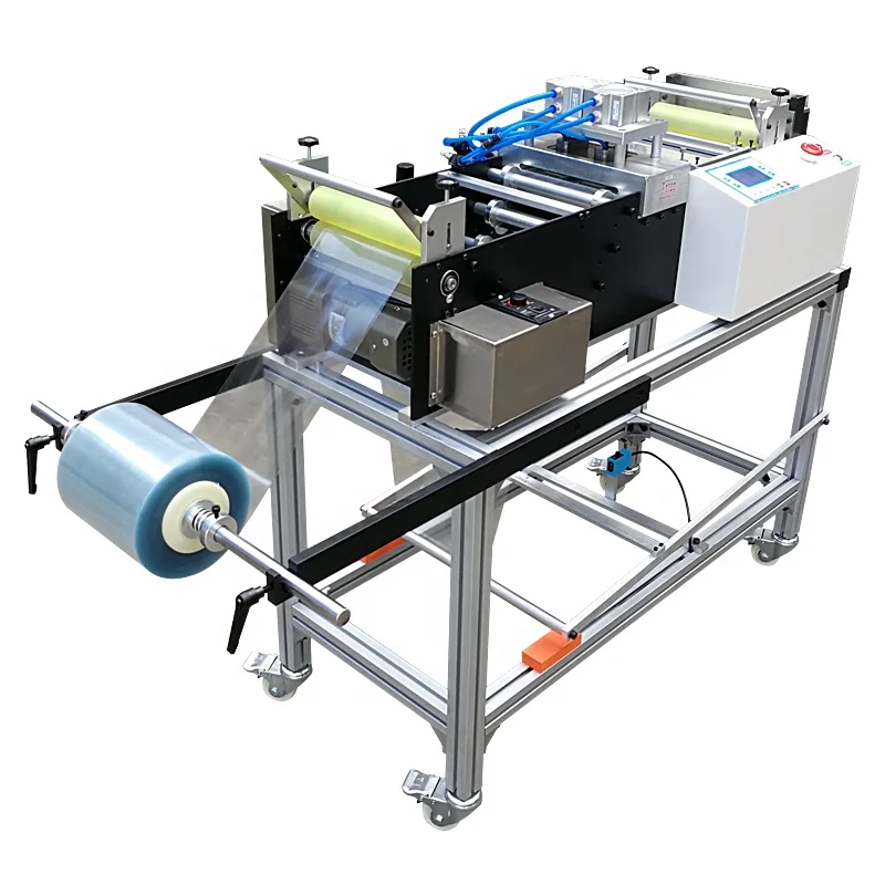 Industrial Roll to Sheet Paper/PVC Film/Non Woven Fabric Cutting Machine With Punching Function