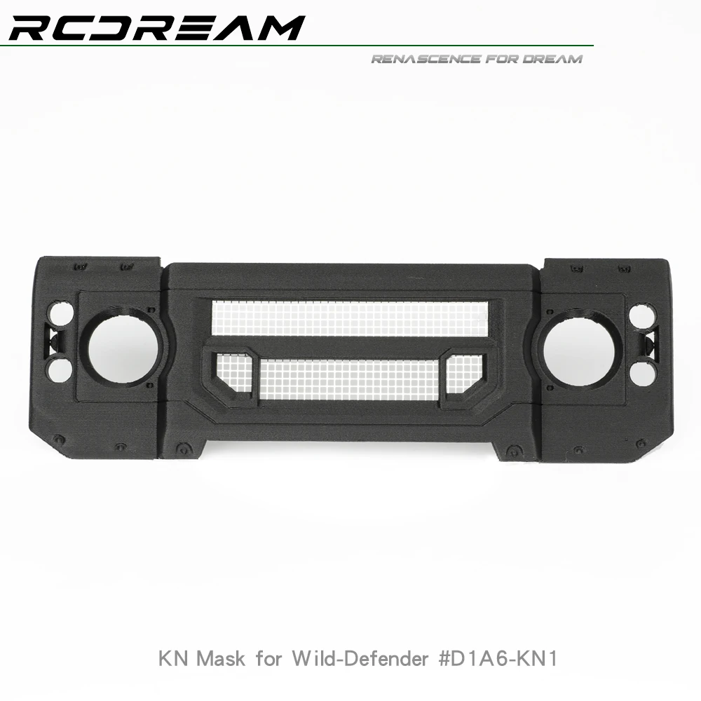 Zestaw twarzy RCDream KAHN KN z nadrukiem 3D dla dzikiego obrońcy RD90 RD110 RD130 opcja aktualizacji części # D1A6-KN1