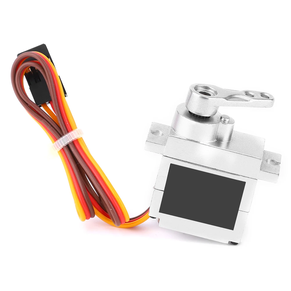 9g Metal Servo Steering Engine Accessory Fit for WPL B1 B14 B16 B24 C14 C24 B36 1:16 RC Truck Metal Servo RC Car Accessory Servo