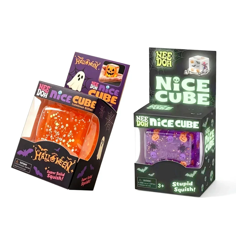 NeeDoh Halloween Christmas Gifts Such As Spiders and Pumpkins. Sensory Toys for Relieving Stress. Soft Decompression Toys
