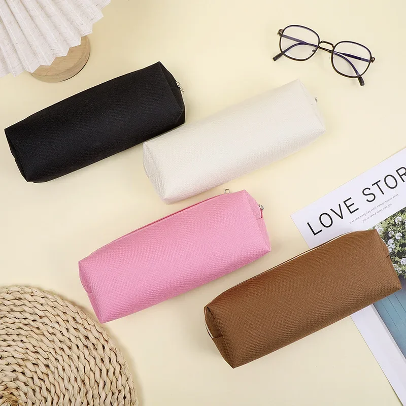 

Simple Portable Pencil Case Oxford Cloth Pencil Bag For Students Back To School Storage Stationery Supply Pencil Pouch
