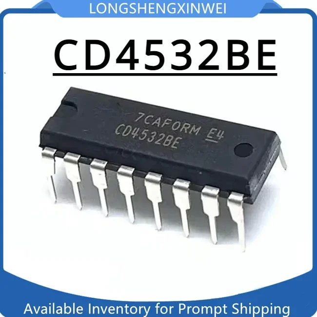 1PCS New CD4532 CD4532BE Original Logic Device Counter IC Direct Interpolate DIP-16